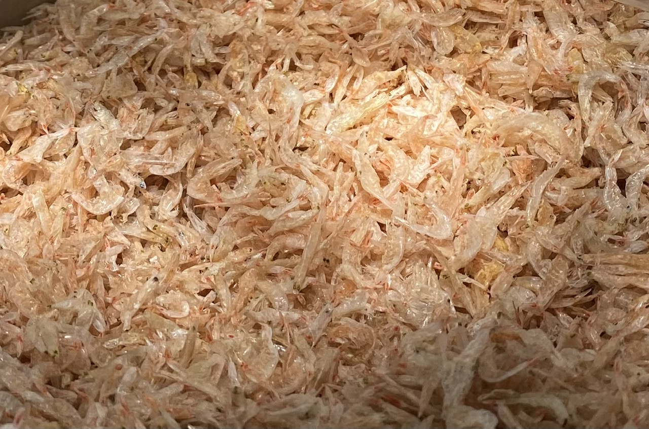 DRIED BABY SHRIMP - is small but powerful: Calcium, protein, zinc are all sufficient.